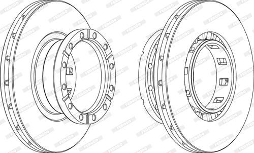 Ferodo FCR318A - Jarrulevy inparts.fi