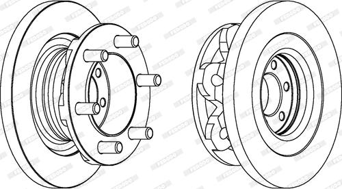 Ferodo FCR313A - Jarrulevy inparts.fi