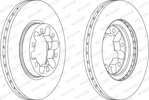 Ferodo FCR339A - Jarrulevy inparts.fi