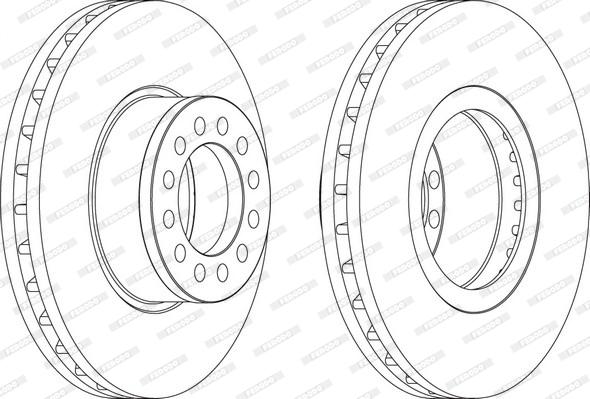 Ferodo FCR331A - Jarrulevy inparts.fi