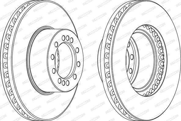 Ferodo FCR324A - Jarrulevy inparts.fi