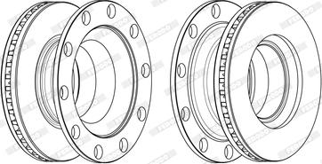 Ferodo FCR378A - Jarrulevy inparts.fi