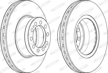 Ferodo FCR372A - Jarrulevy inparts.fi