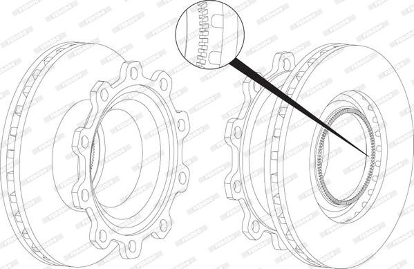 Ferodo FCR294A - Jarrulevy inparts.fi