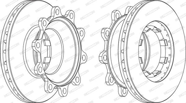 Ferodo FCR293A - Jarrulevy inparts.fi