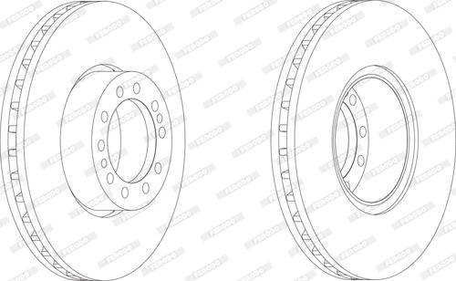 Ferodo FCR244A - Jarrulevy inparts.fi