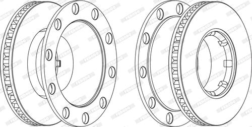 Ferodo FCR243A - Jarrulevy inparts.fi