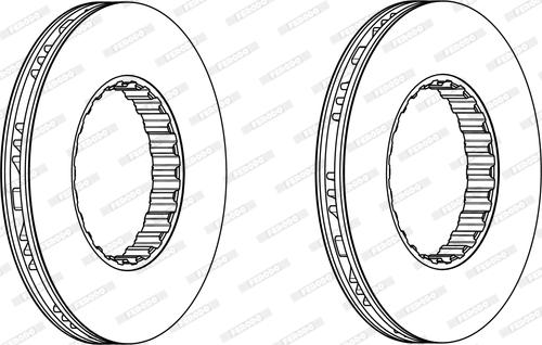 Ferodo FCR259A - Jarrulevy inparts.fi