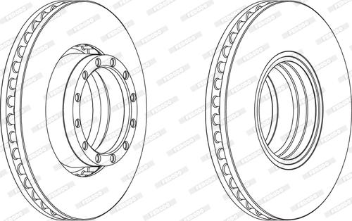 Ferodo FCR251A - Jarrulevy inparts.fi