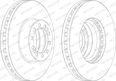 Ferodo FCR257A - Jarrulevy inparts.fi