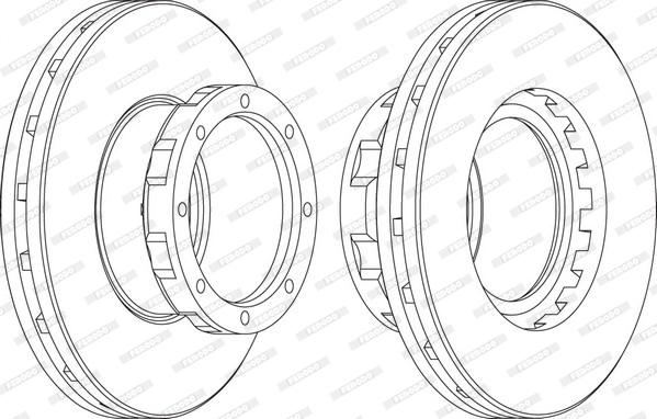 Ferodo FCR260A - Jarrulevy inparts.fi