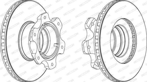 Ferodo FCR209A - Jarrulevy inparts.fi