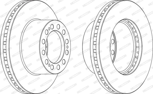 Ferodo FCR204A - Jarrulevy inparts.fi