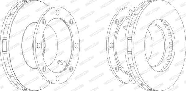 Ferodo FCR206A - Jarrulevy inparts.fi