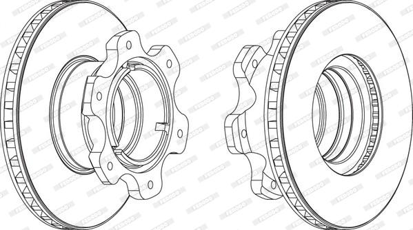 Ferodo FCR208A - Jarrulevy inparts.fi