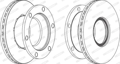 Ferodo FCR219A - Jarrulevy inparts.fi