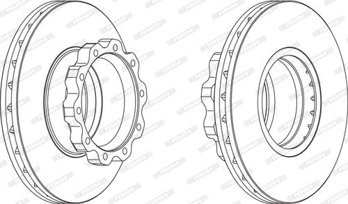 Ferodo FCR215A - Jarrulevy inparts.fi