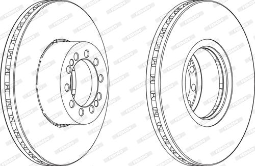 Ferodo FCR218A - Jarrulevy inparts.fi