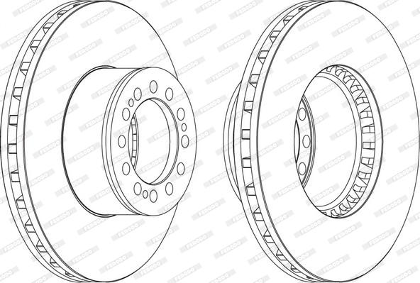 Ferodo FCR212A - Jarrulevy inparts.fi