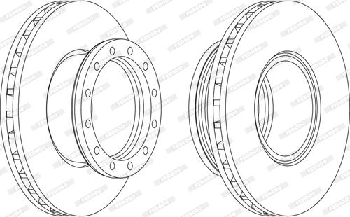 Ferodo FCR289A - Jarrulevy inparts.fi