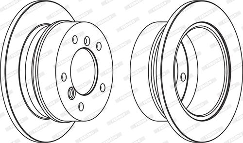 Ferodo FCR230A - Jarrulevy inparts.fi