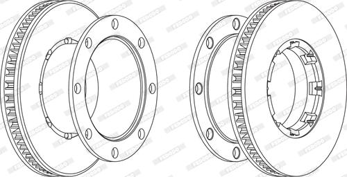 Ferodo FCR220A - Jarrulevy inparts.fi