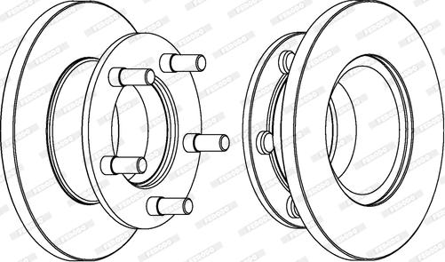 Ferodo FCR221A - Jarrulevy inparts.fi