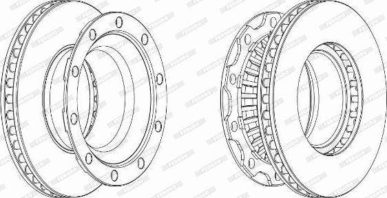 Ferodo FCR222A - Jarrulevy inparts.fi