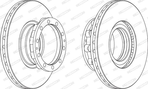 Ferodo FCR272A - Jarrulevy inparts.fi