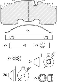 Ferodo FCV4583B - Jarrupala, levyjarru inparts.fi