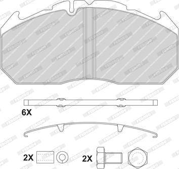 Ferodo FCV1585BFE - Jarrupala, levyjarru inparts.fi