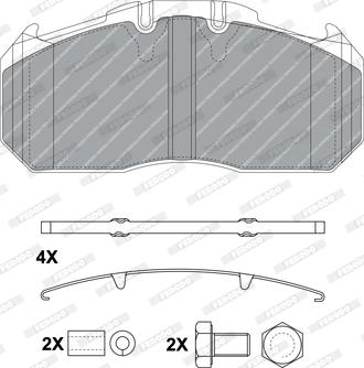 Ferodo FCV1656B - Jarrupala, levyjarru inparts.fi