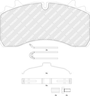 Ferodo FCV1828B - Jarrupala, levyjarru inparts.fi