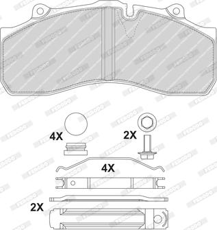 Ferodo FCV1367B - Jarrupala, levyjarru inparts.fi