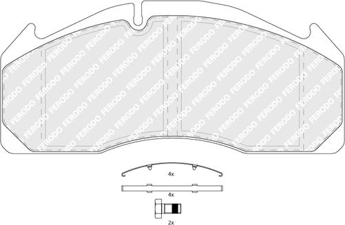 Ferodo FCV1388B - Jarrupala, levyjarru inparts.fi