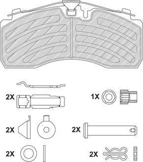 Ferodo FCV1275PTS - Jarrupala, levyjarru inparts.fi