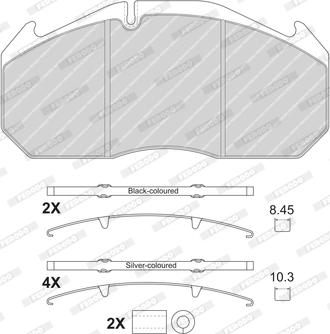 Ferodo FCV1763B - Jarrupala, levyjarru inparts.fi