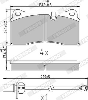 TRW Engine Component GDB1731 - Jarrupala, levyjarru inparts.fi