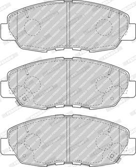 Ferodo FDB5022 - Jarrupala, levyjarru inparts.fi