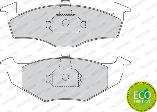 Ferodo FDB1101 - Jarrupala, levyjarru inparts.fi