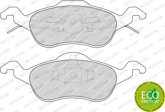 Ferodo FDB1318 - Jarrupala, levyjarru inparts.fi