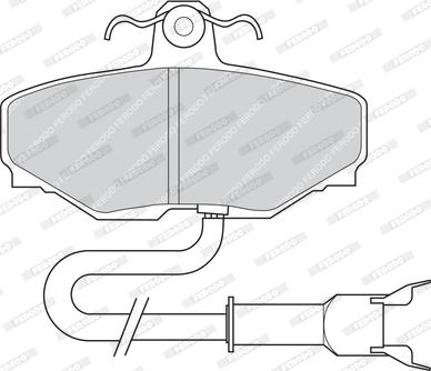 Ferodo FDB807 - Jarrupala, levyjarru inparts.fi