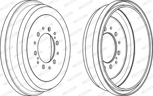 Ferodo FDR329091 - Jarrurumpu inparts.fi