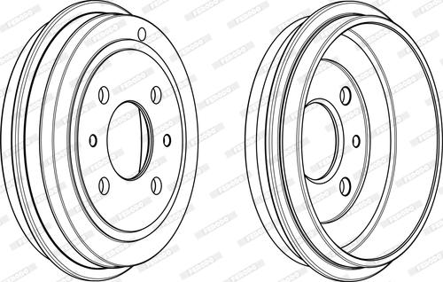 Ferodo FDR329005 - Jarrurumpu inparts.fi