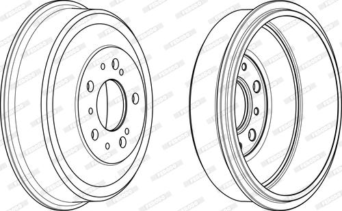 Ferodo FDR329008 - Jarrurumpu inparts.fi