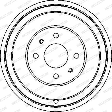 Ferodo FDR329022 - Jarrurumpu inparts.fi