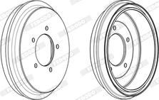 Ferodo FDR329310 - Jarrurumpu inparts.fi