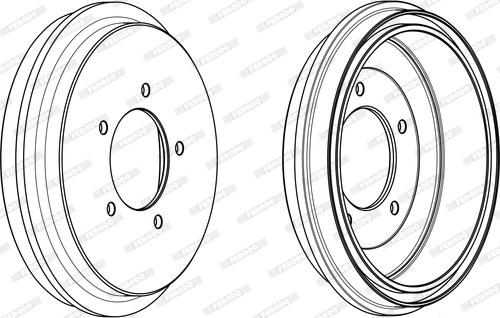 Ferodo FDR329310 - Jarrurumpu inparts.fi