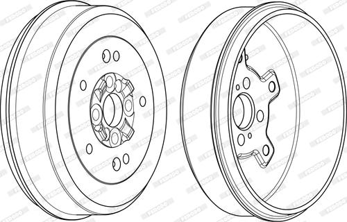 Ferodo FDR329337 - Jarrurumpu inparts.fi