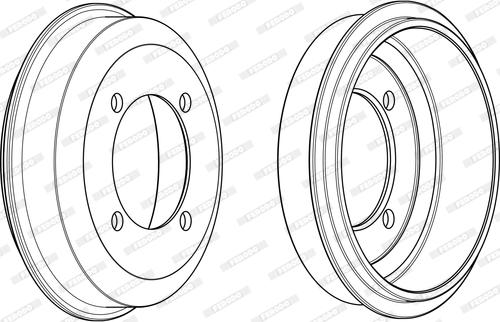 Ferodo FDR329321 - Jarrurumpu inparts.fi